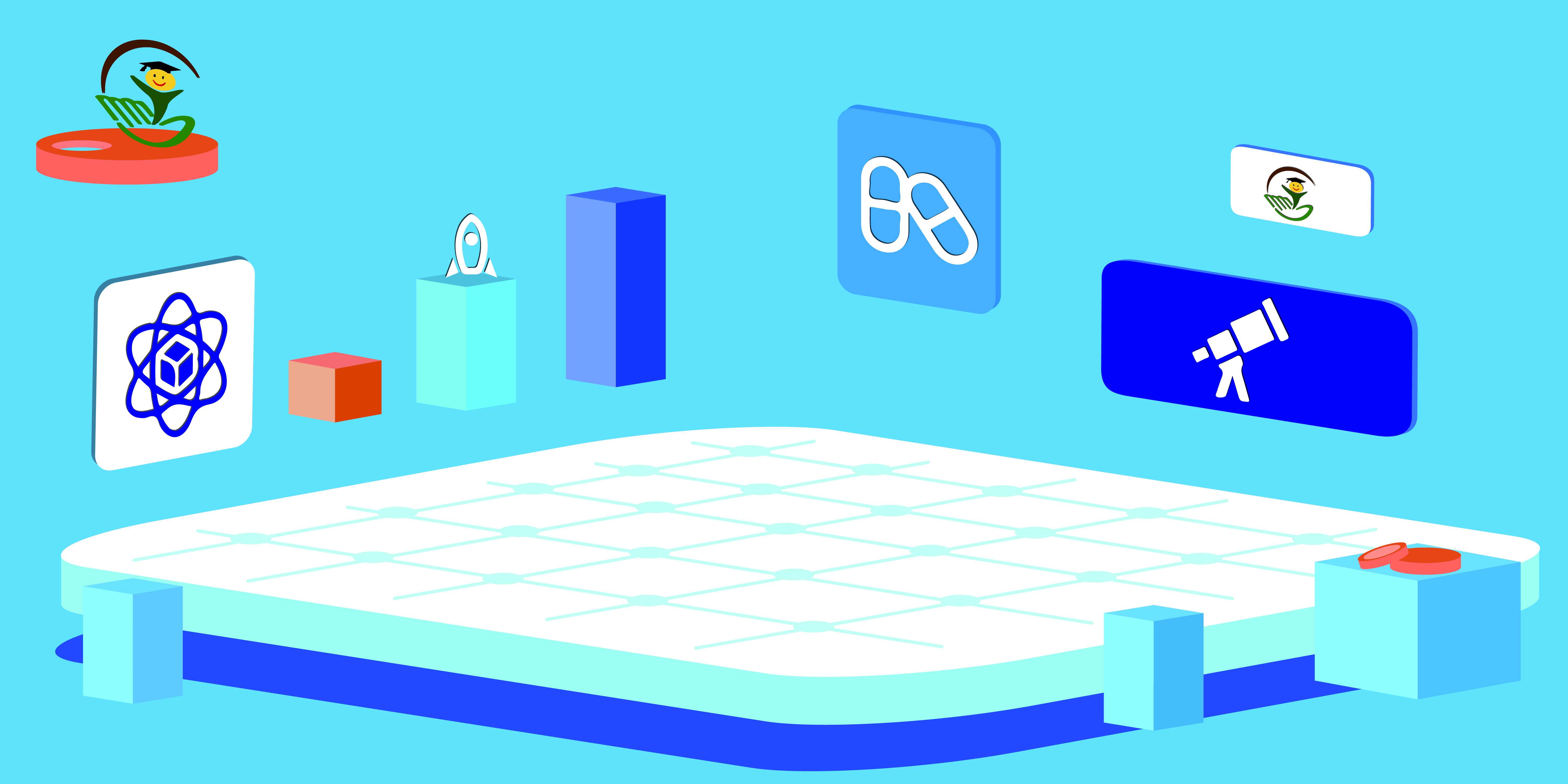 学立通科教科学教育场景，展示充满创意和探索精神的教学环境